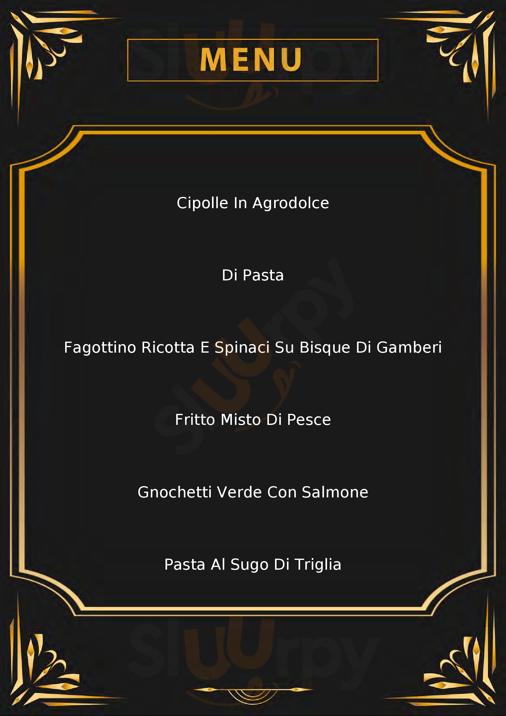 Gastronomia da Salva Tirrenia menù 1 pagina