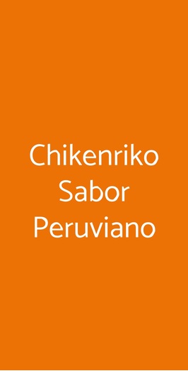 Chikenriko Sabor Peruviano, Torino
