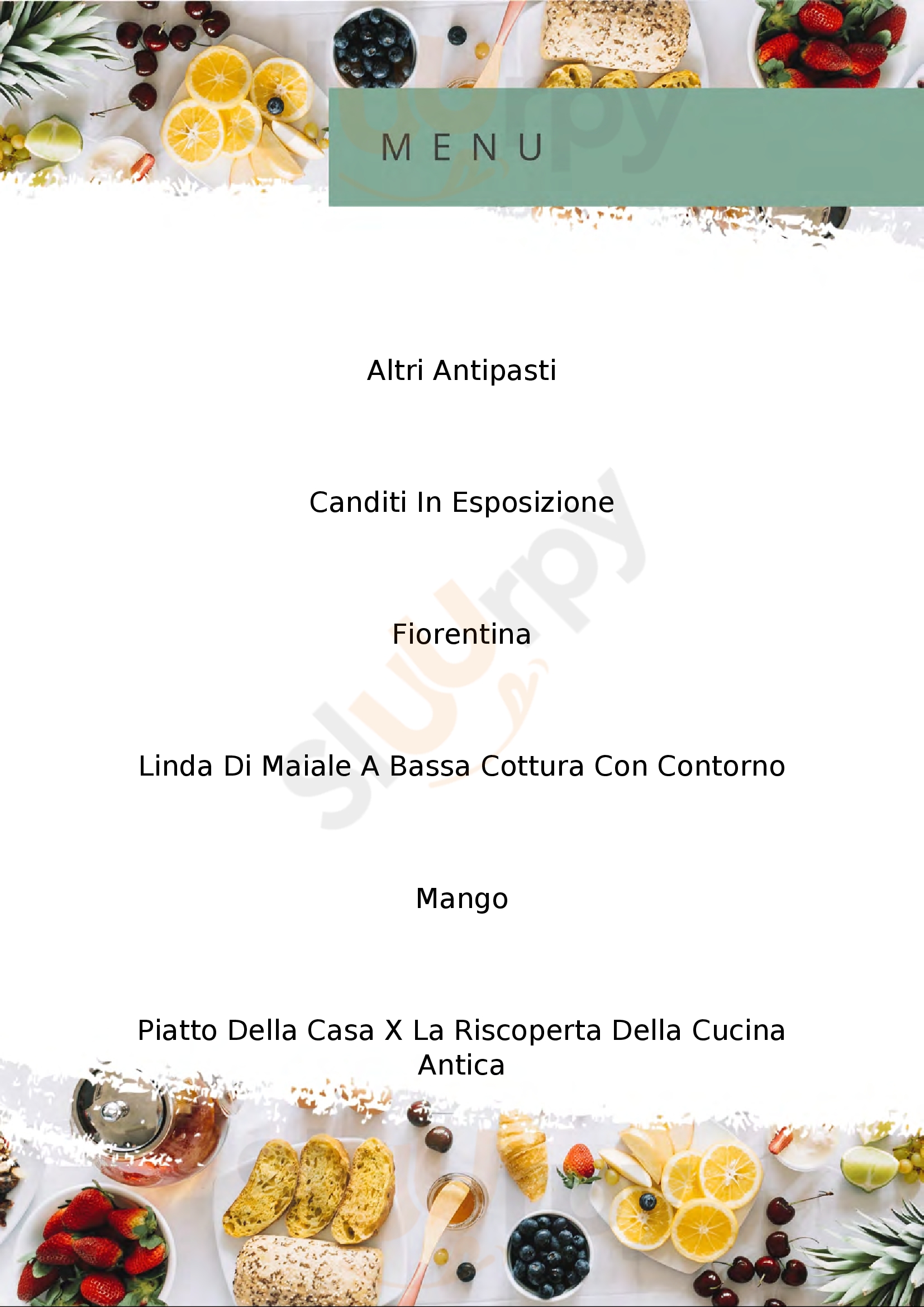 Pintadera Cagliari menù 1 pagina