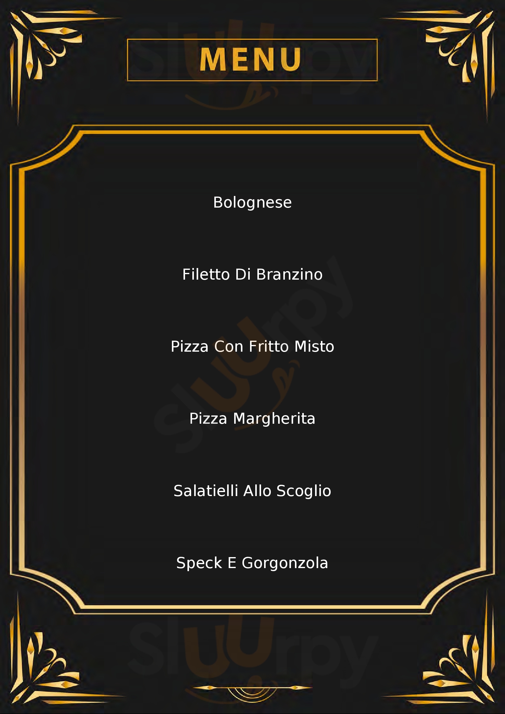 Pizzeria da Gianni Gavassa menù 1 pagina