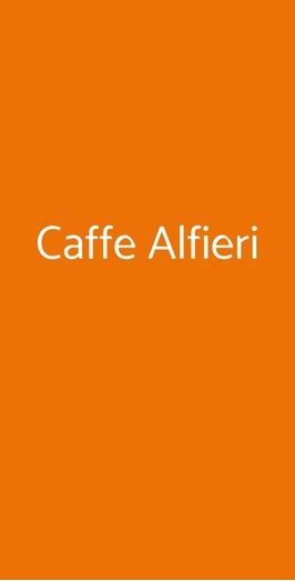 Caffe Alfieri, Firenze