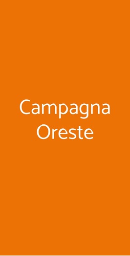 Campagna Oreste, Calenzano