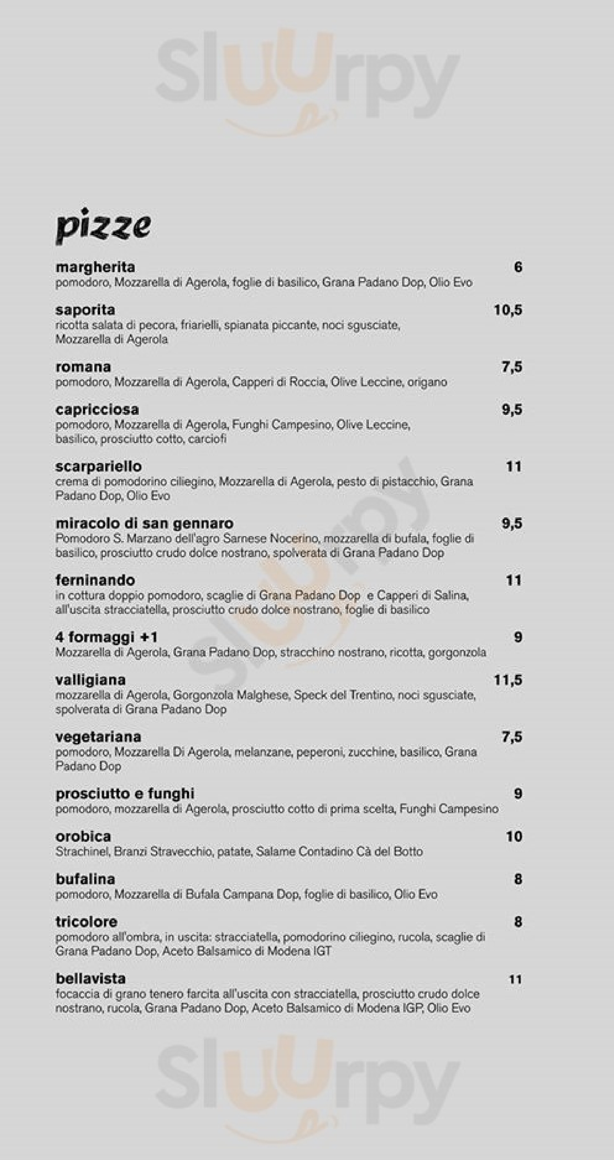 Mòrso - Pizzeria Gourmet Bergamo Bergamo menù 1 pagina