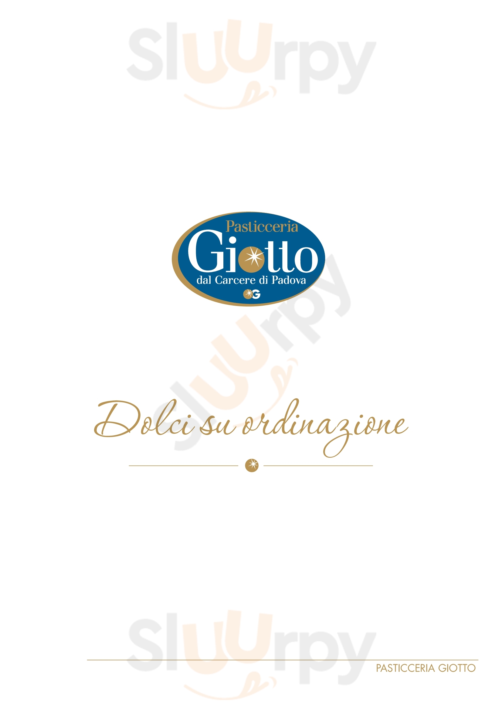 Gelateria Giotto Padova menù 1 pagina