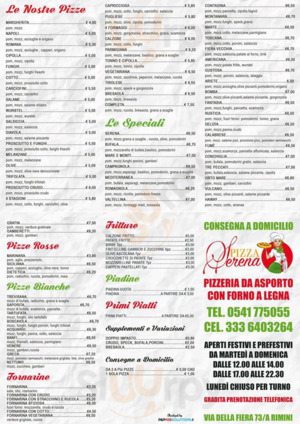 Pizzeria Serena - Gastronomia Piadineria, Rimini