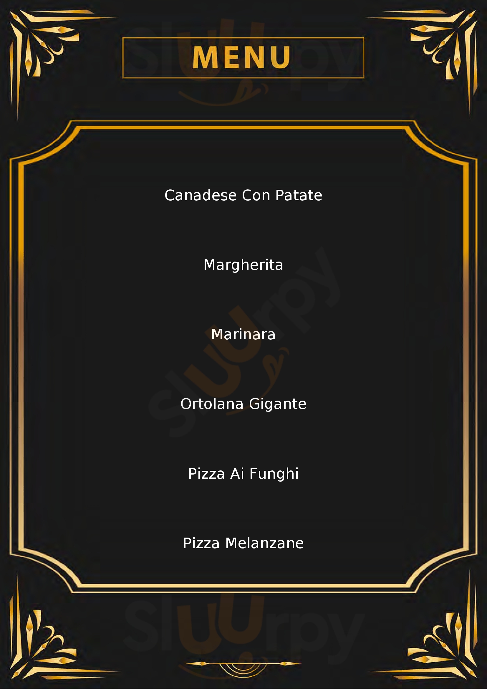 Pizzeria In e Out Cagliari menù 1 pagina