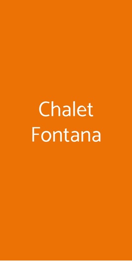 Chalet Fontana, Firenze