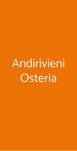 Andirivieni Osteria, Torino