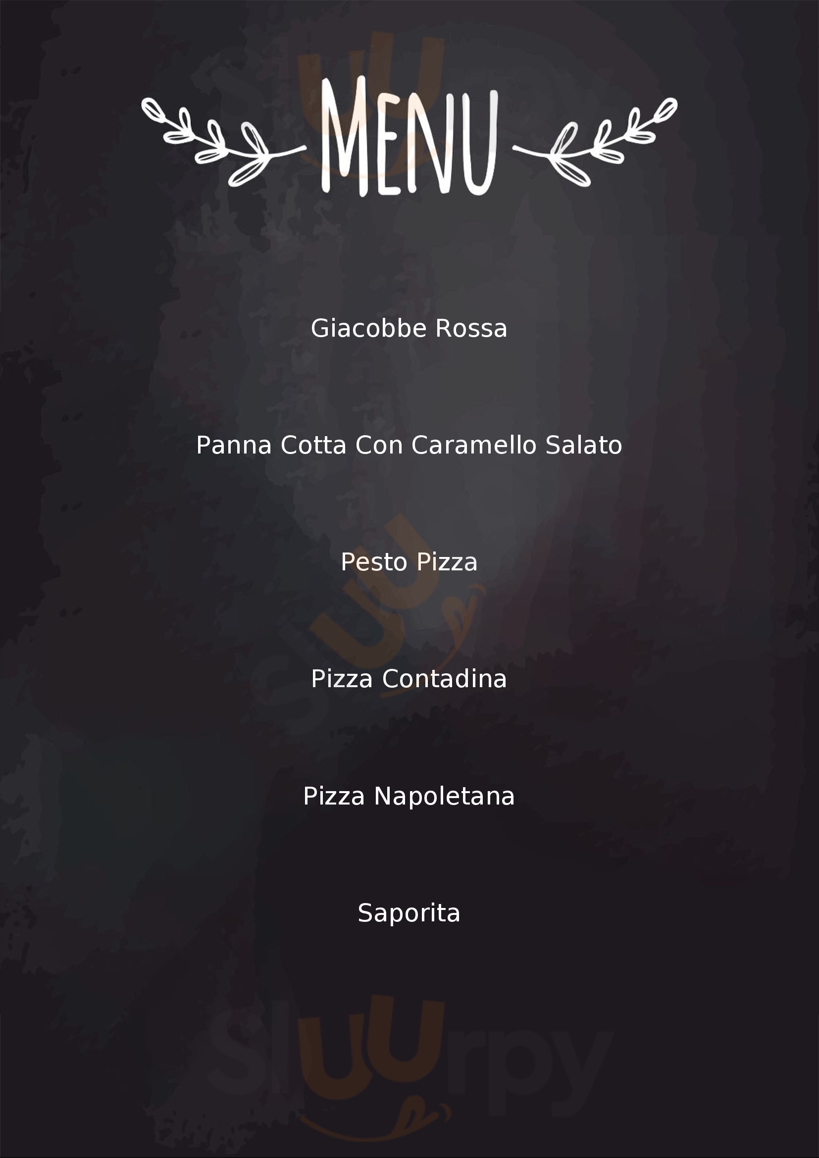 Pizzeria del Borgo Genova menù 1 pagina