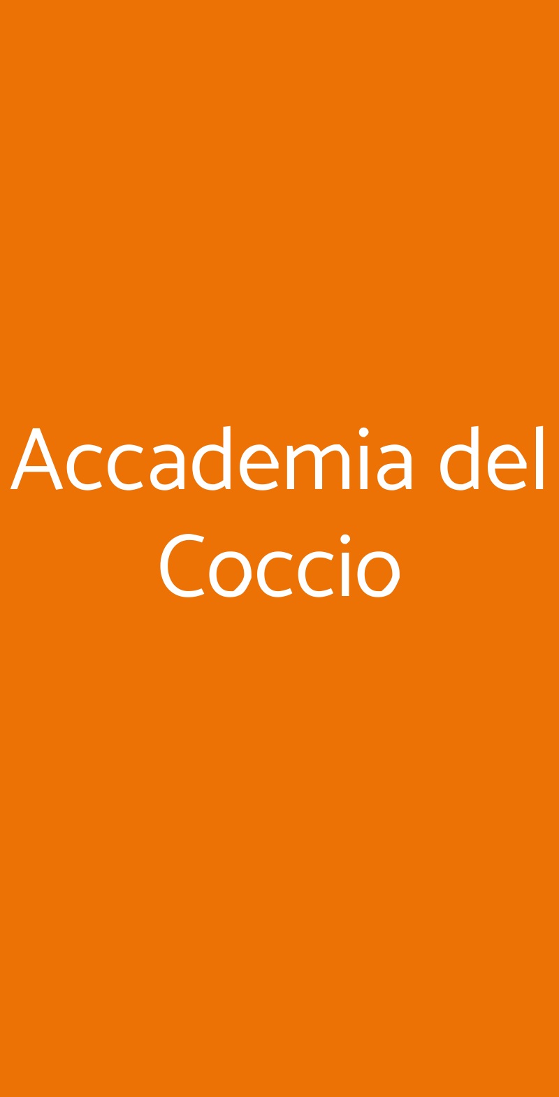 Accademia del Coccio Lastra a Signa menù 1 pagina