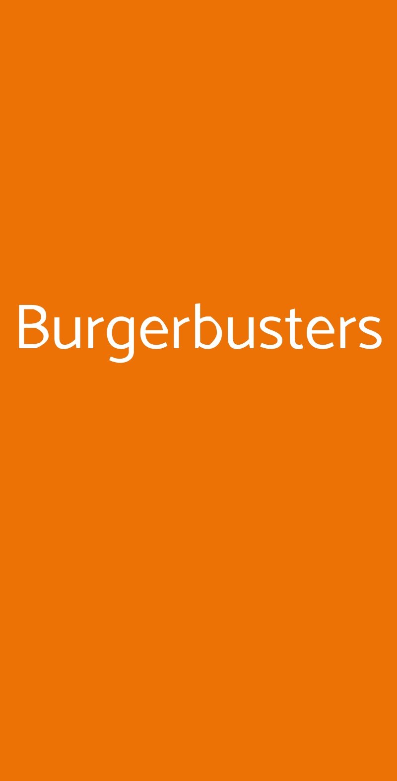 Burgerbusters Torino menù 1 pagina