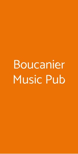 Boucanier Music Pub