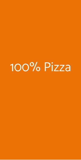 100% Pizza, Firenze