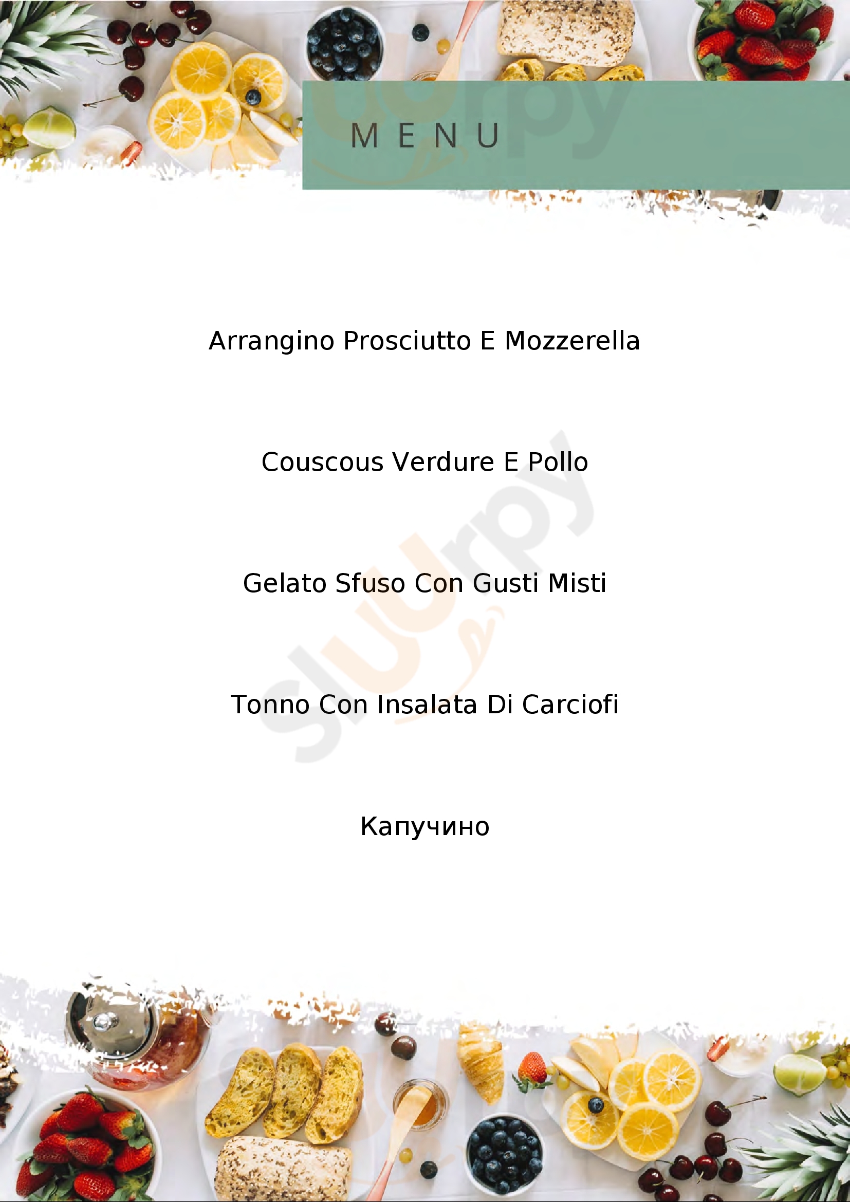 Caffe Mediceo Barberino Di Mugello menù 1 pagina