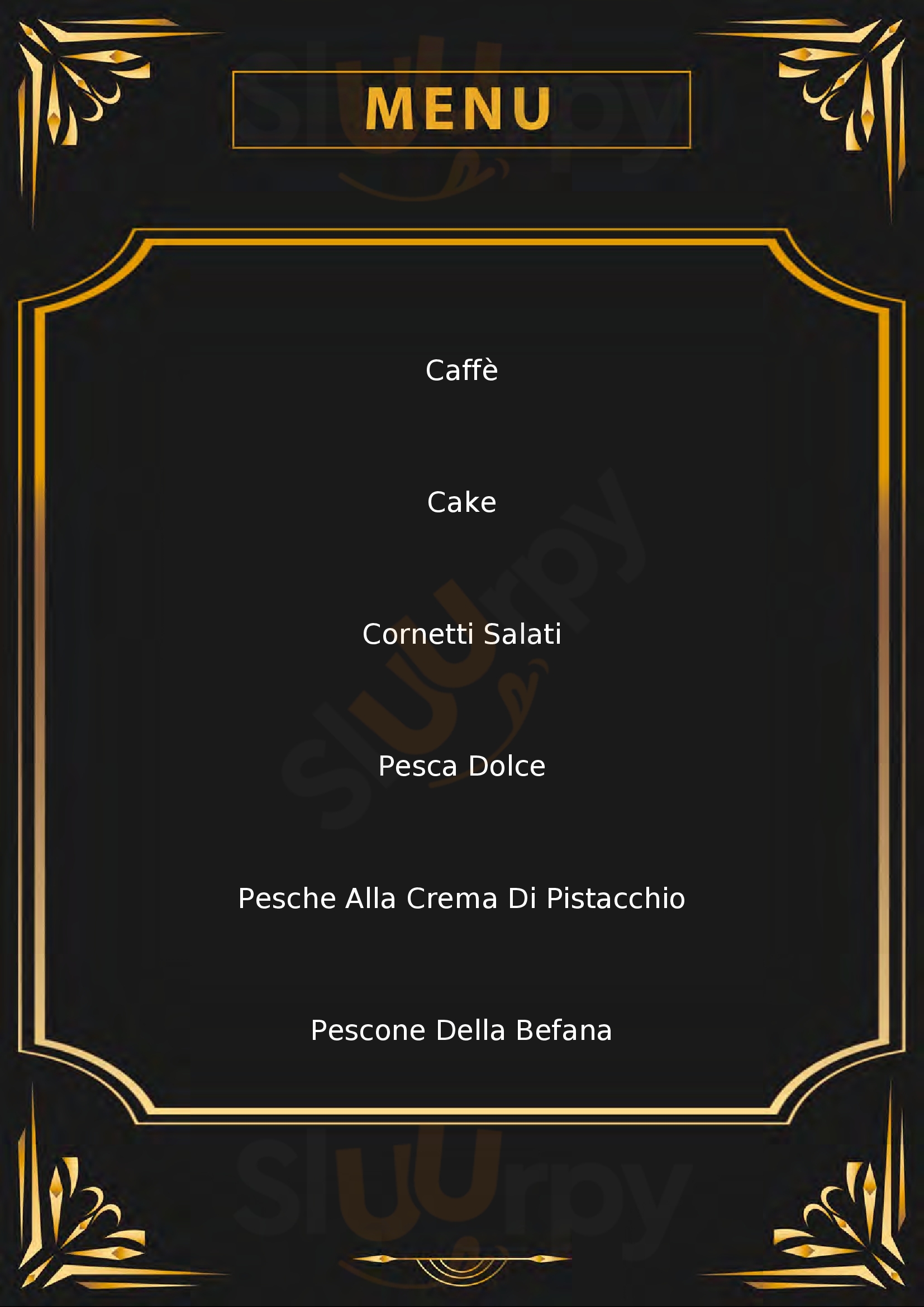 Pasticceria Caffetteria Vinti Assisi menù 1 pagina