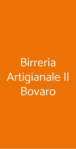 Birreria Artigianale Il Bovaro, Firenze