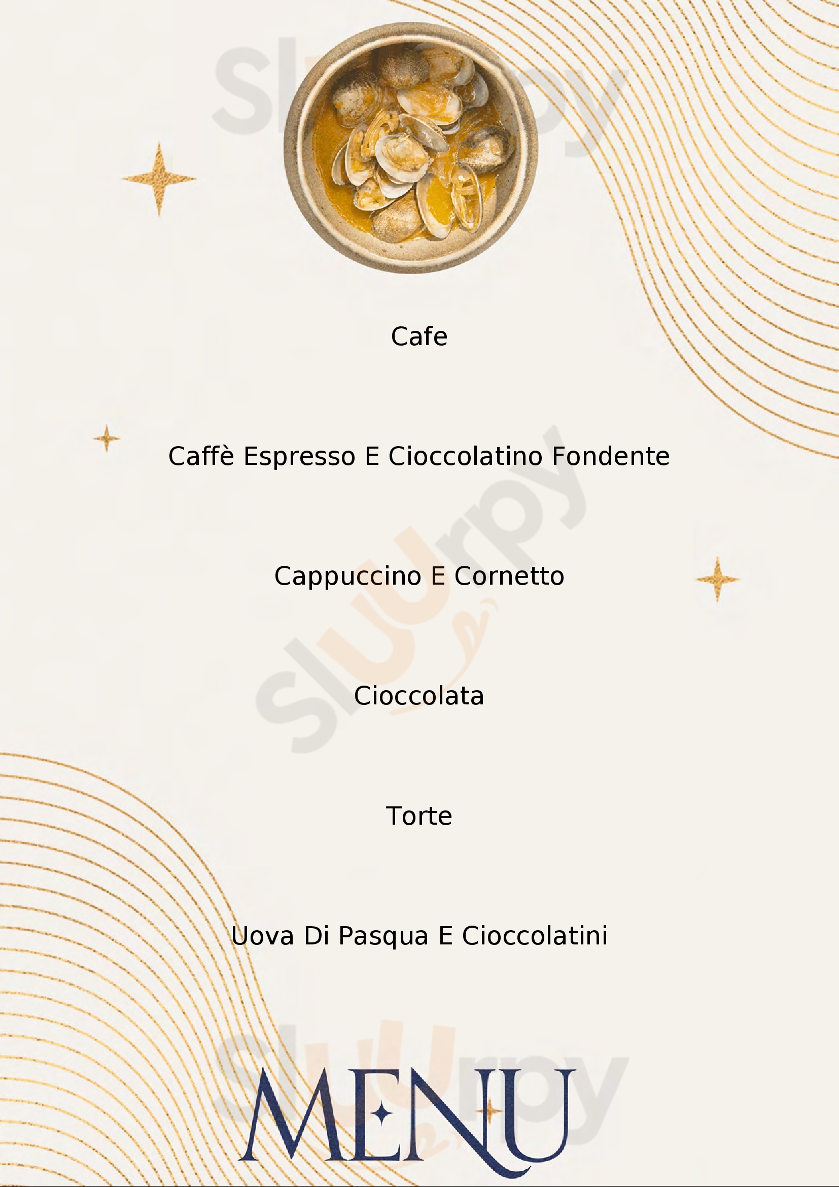 Caffetteria Capoccetti Viterbo menù 1 pagina