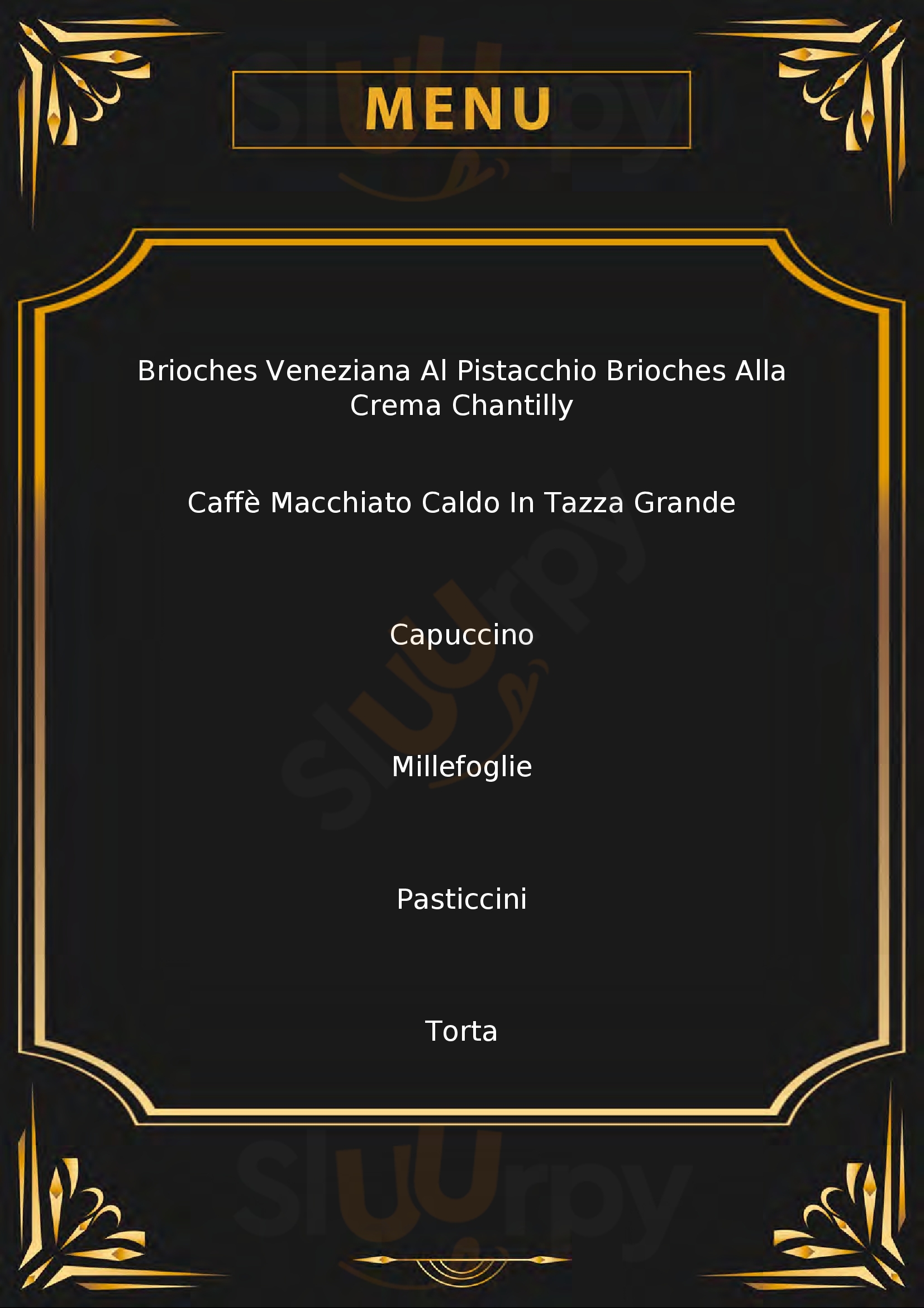 Pasticceria Cantolacqua Civitanova Marche menù 1 pagina
