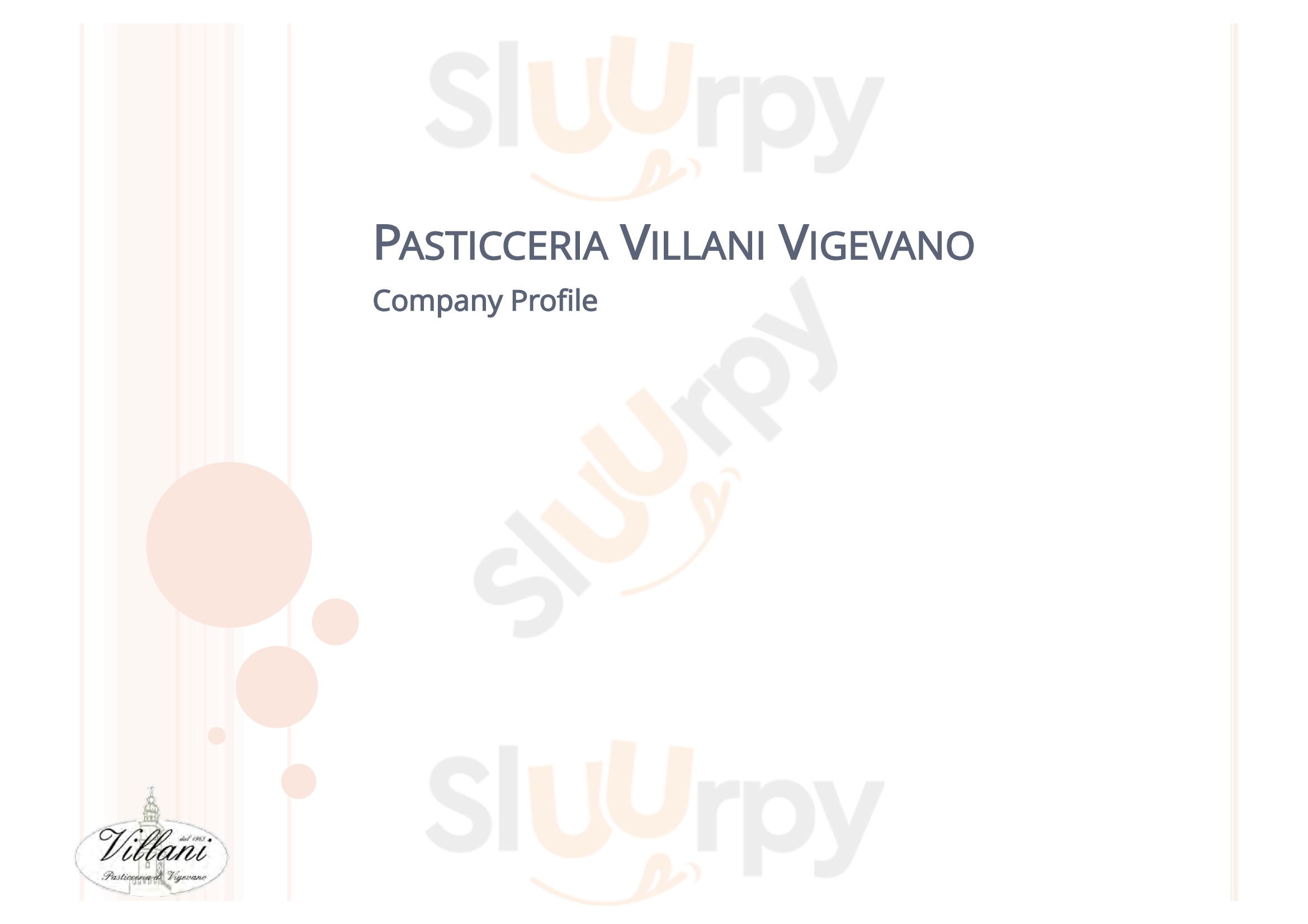 Pasticceria Villani Vigevano menù 1 pagina
