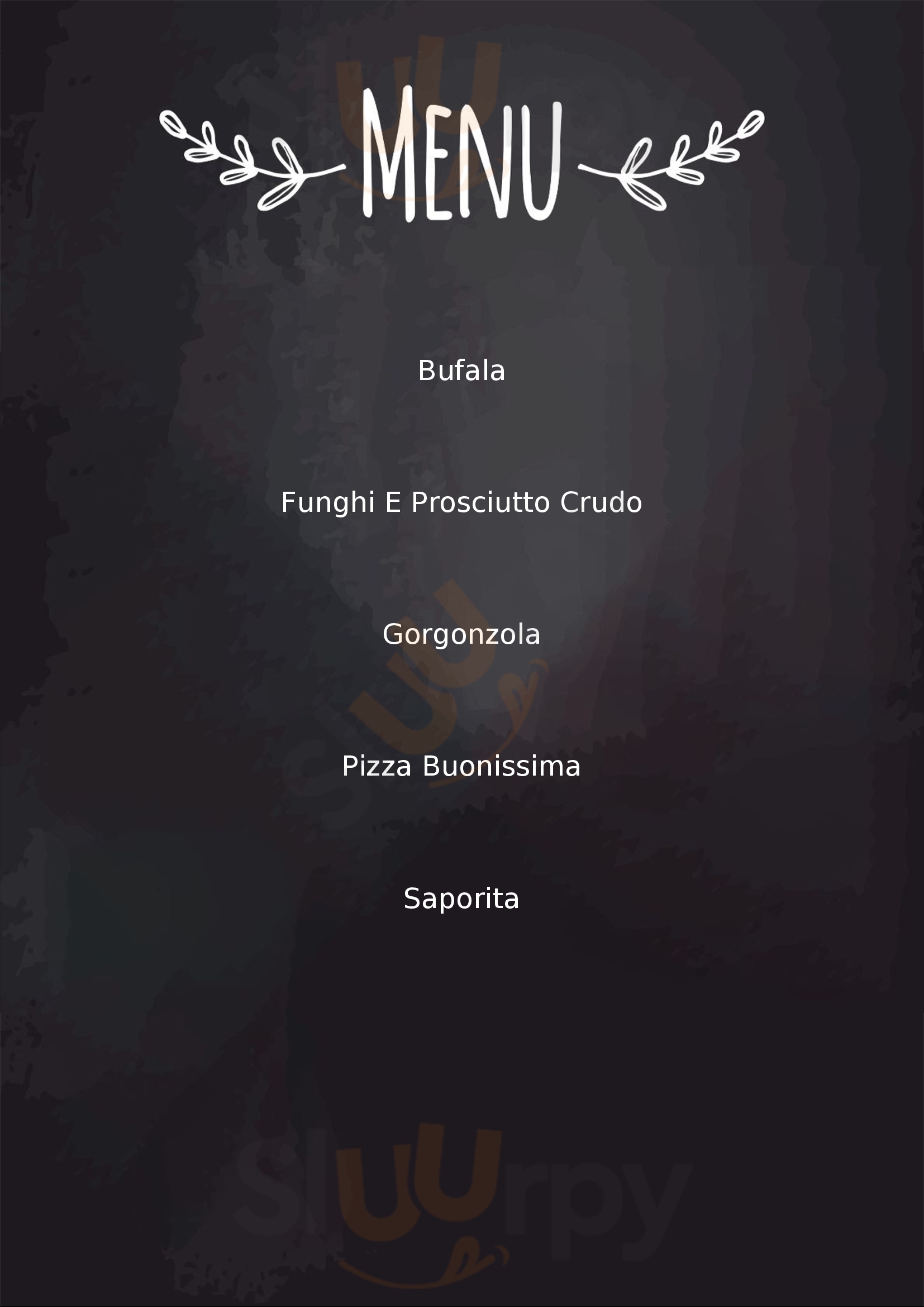 La pizza da Salvo Forli menù 1 pagina