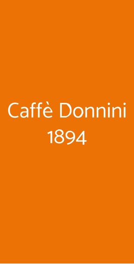 Caffè Donnini 1894, Firenze