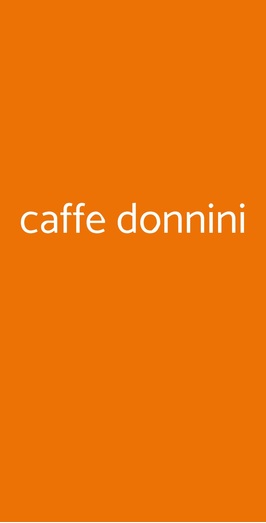 Caffe Donnini, Firenze