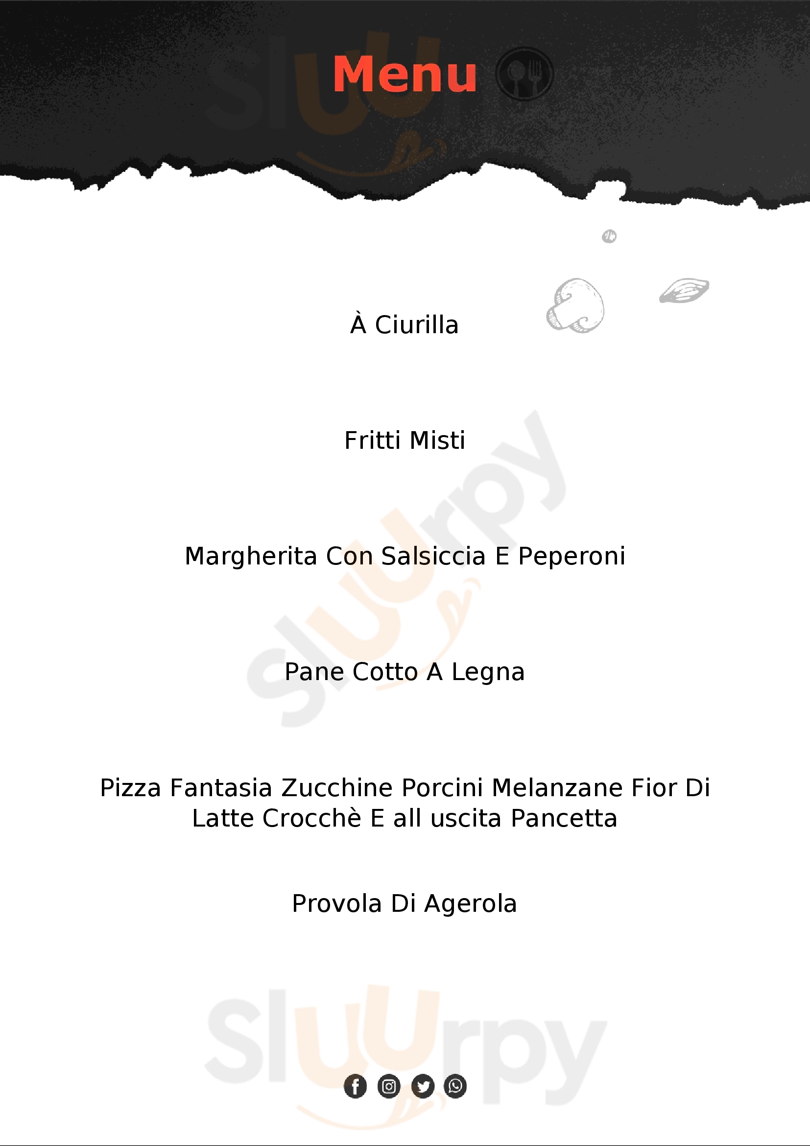 O' Napulitan Pizzeria Nocera Inferiore menù 1 pagina