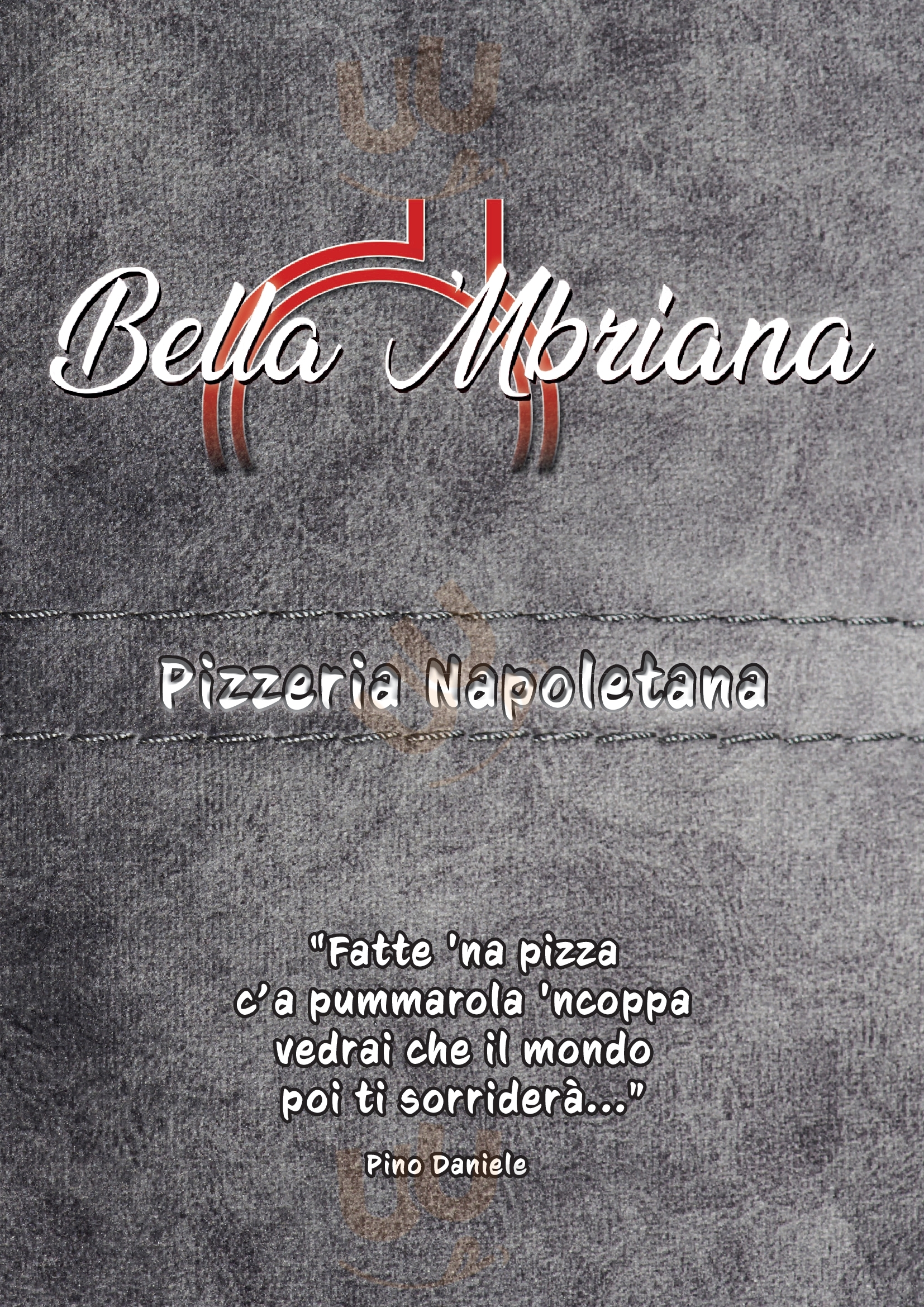 Pizzeria Bella’Mbriana Collegno menù 1 pagina