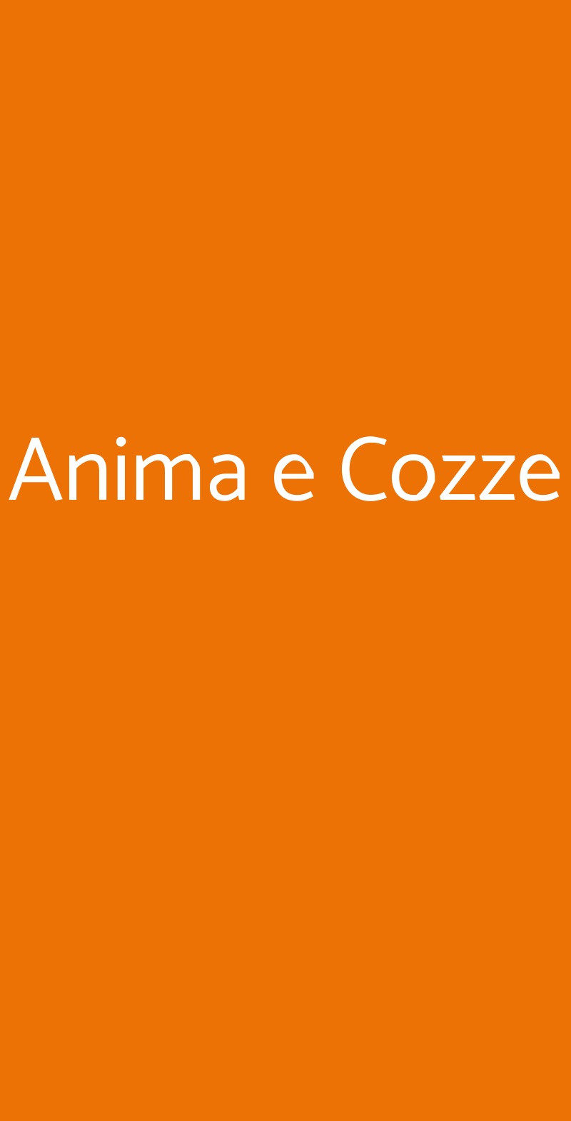 Anima e Cozze Nicolosi menù 1 pagina