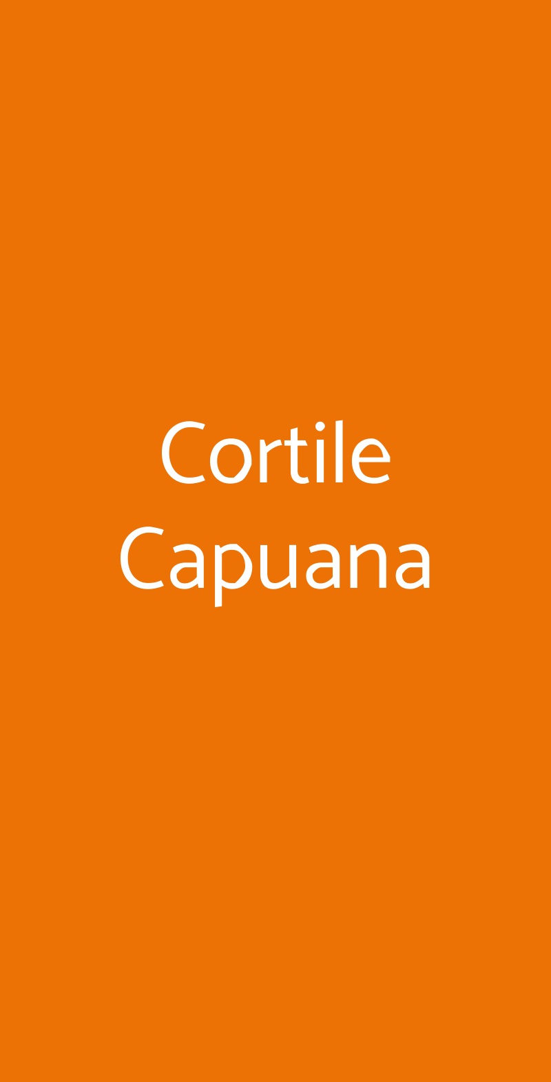 Cortile Capuana Catania menù 1 pagina