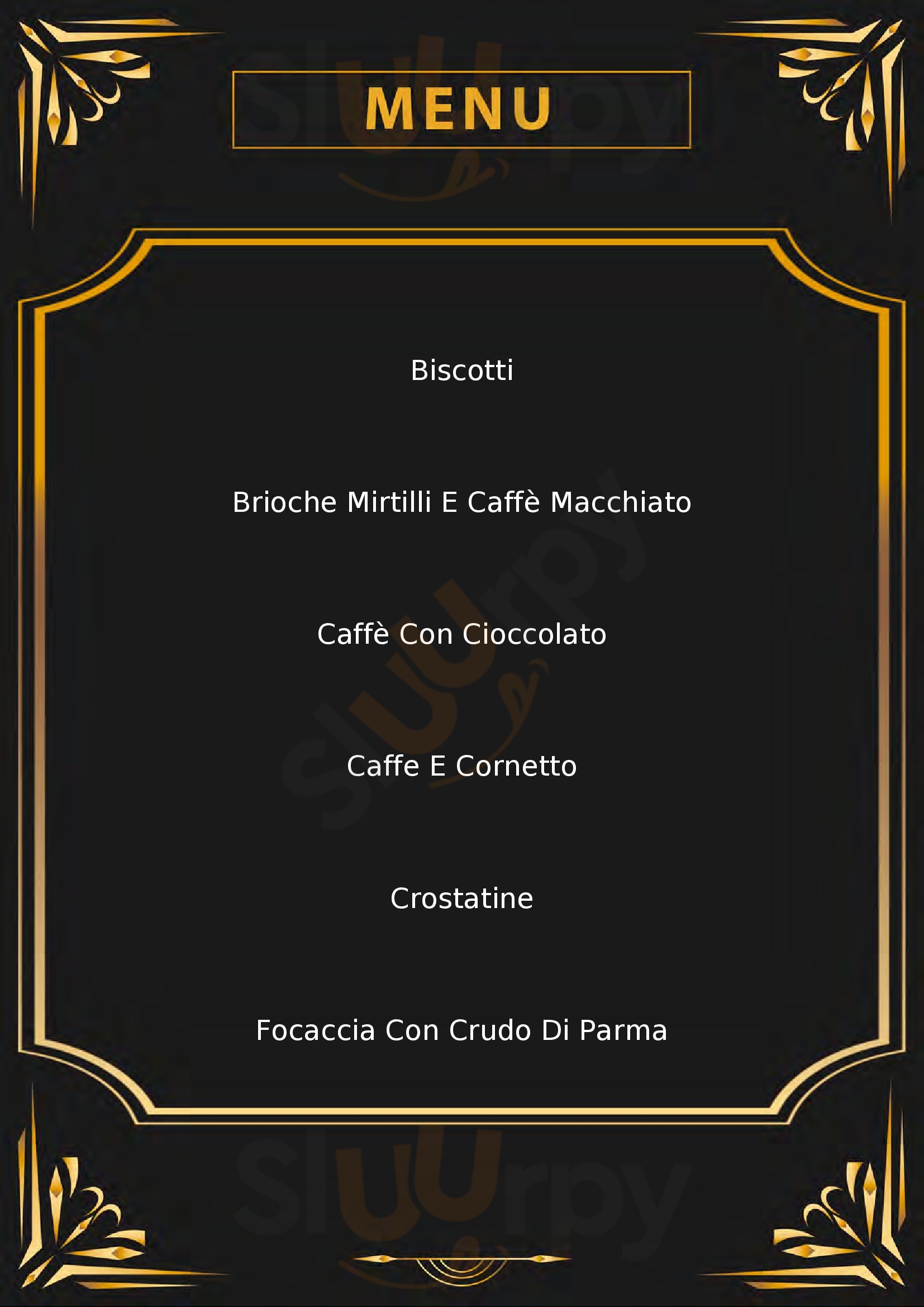 Botega Caffe Cacao Rozzano menù 1 pagina