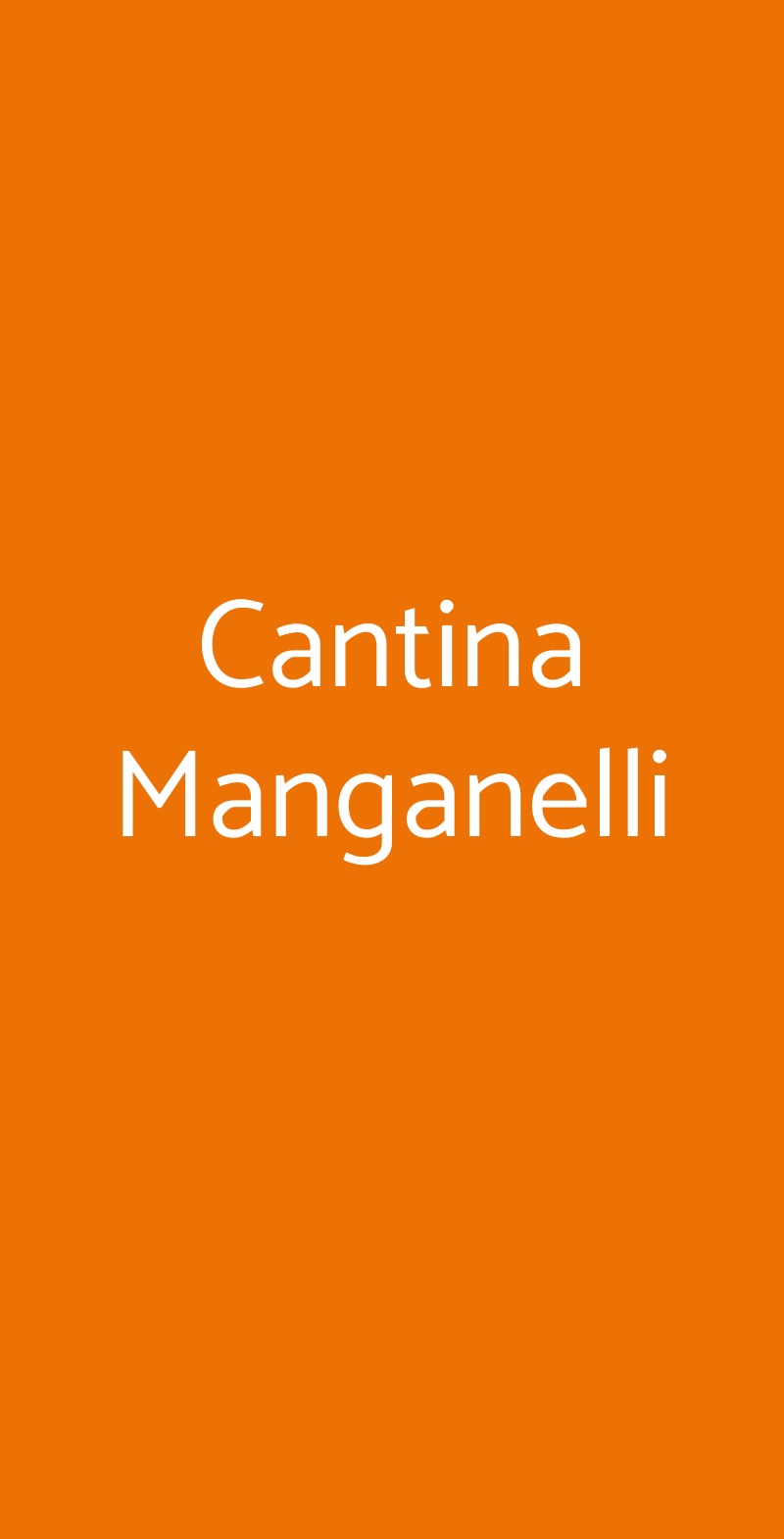 Cantina Manganelli Catania menù 1 pagina