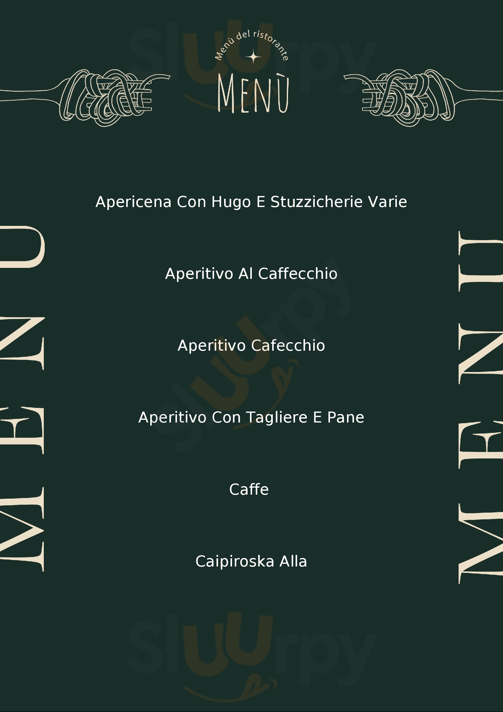 Caffecchio Living Bar Cantu menù 1 pagina