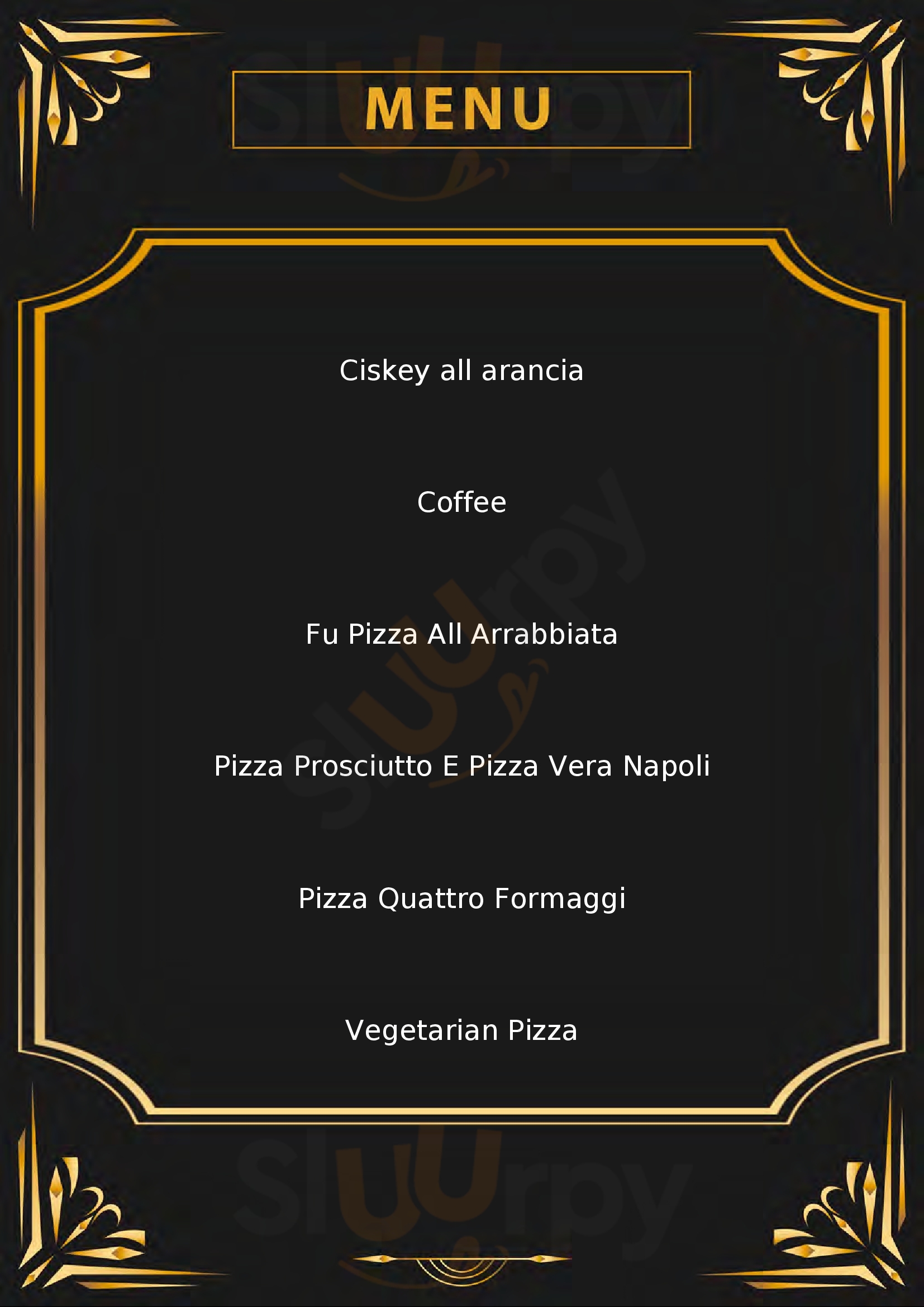 A’ Vera Pizza Novi Ligure menù 1 pagina