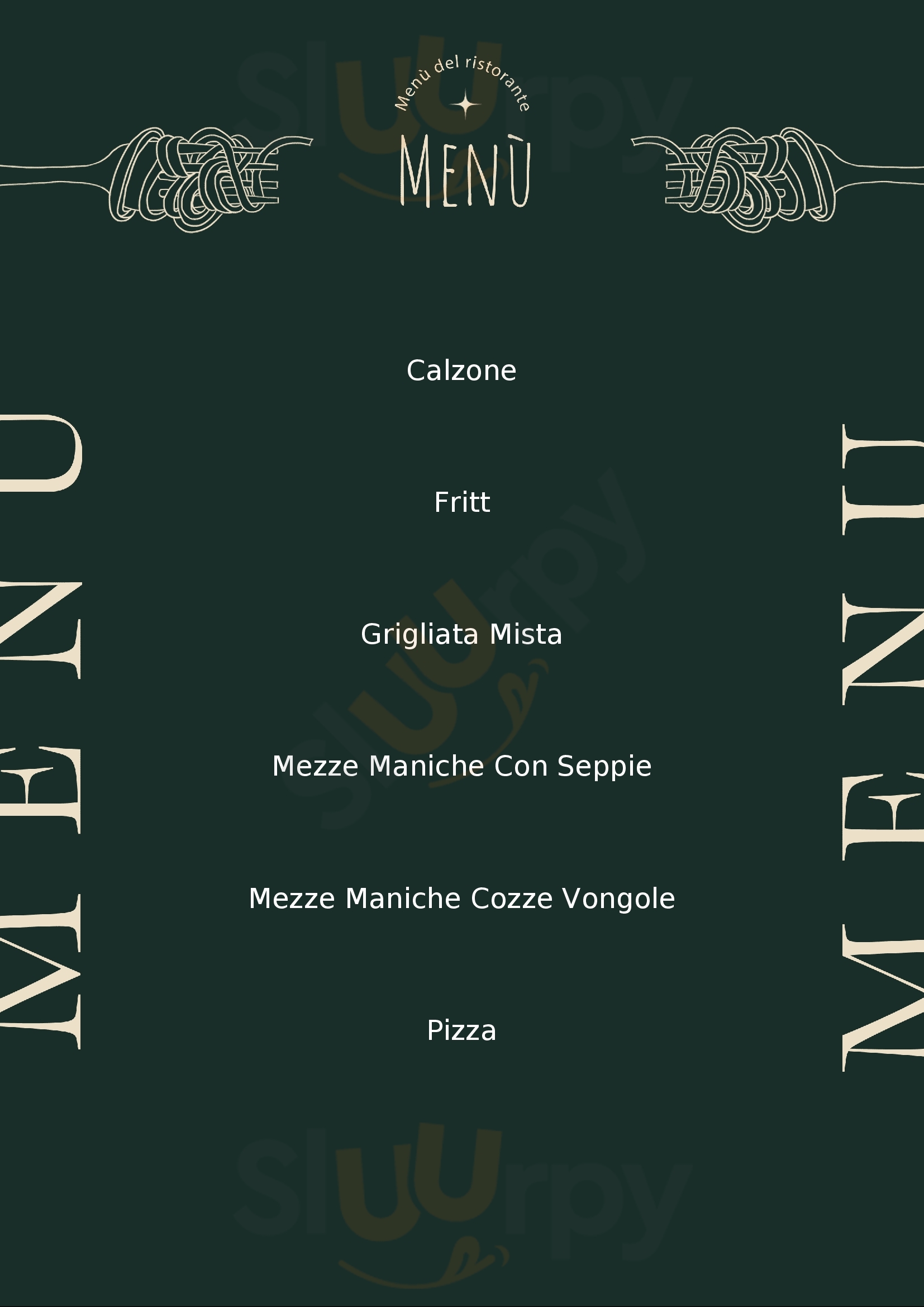 Pizzeria Il Caminetto Centola menù 1 pagina