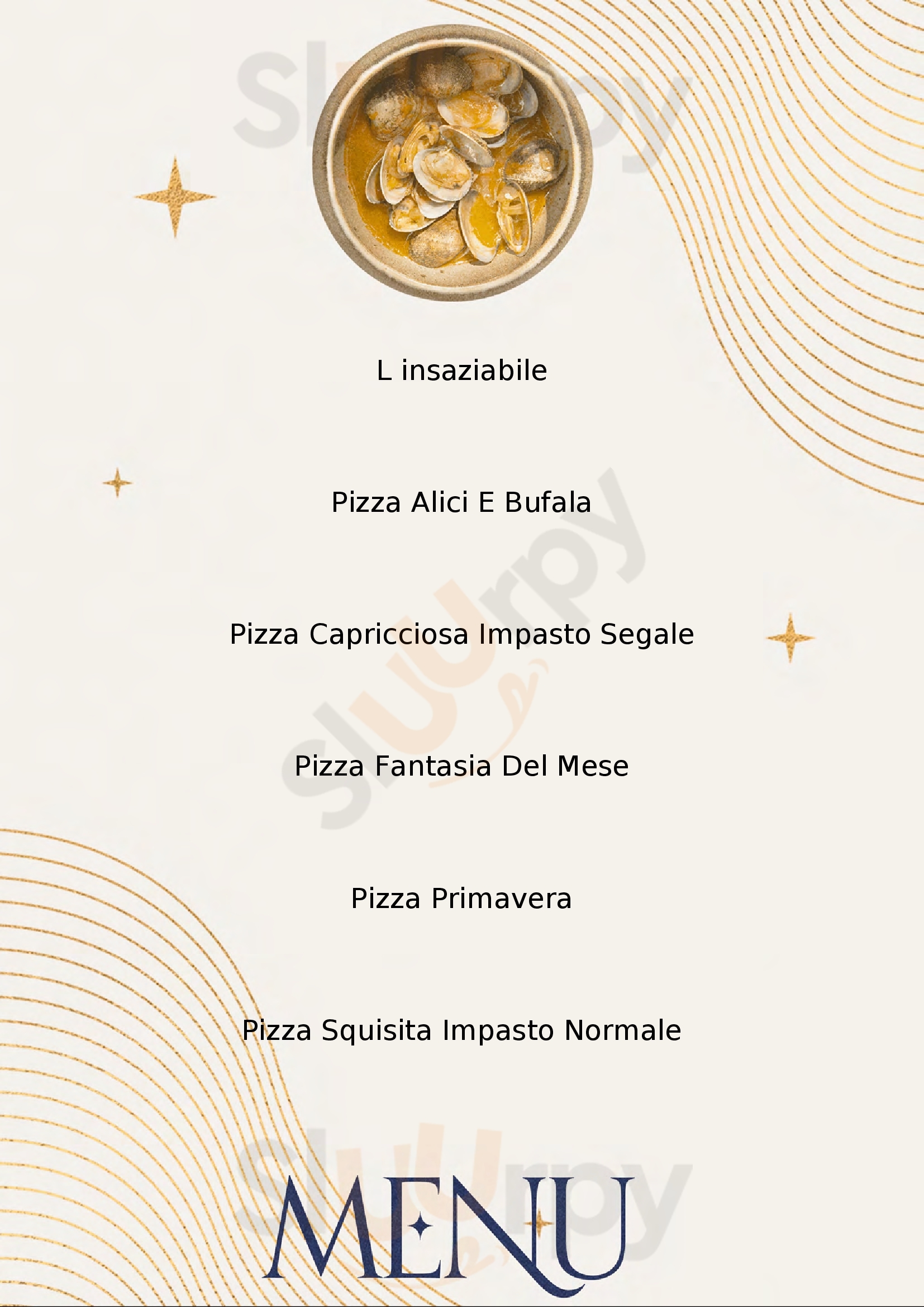 Nuova Pizzeria La Fenice Zambra Cascina menù 1 pagina