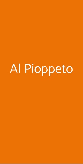 Al Pioppeto