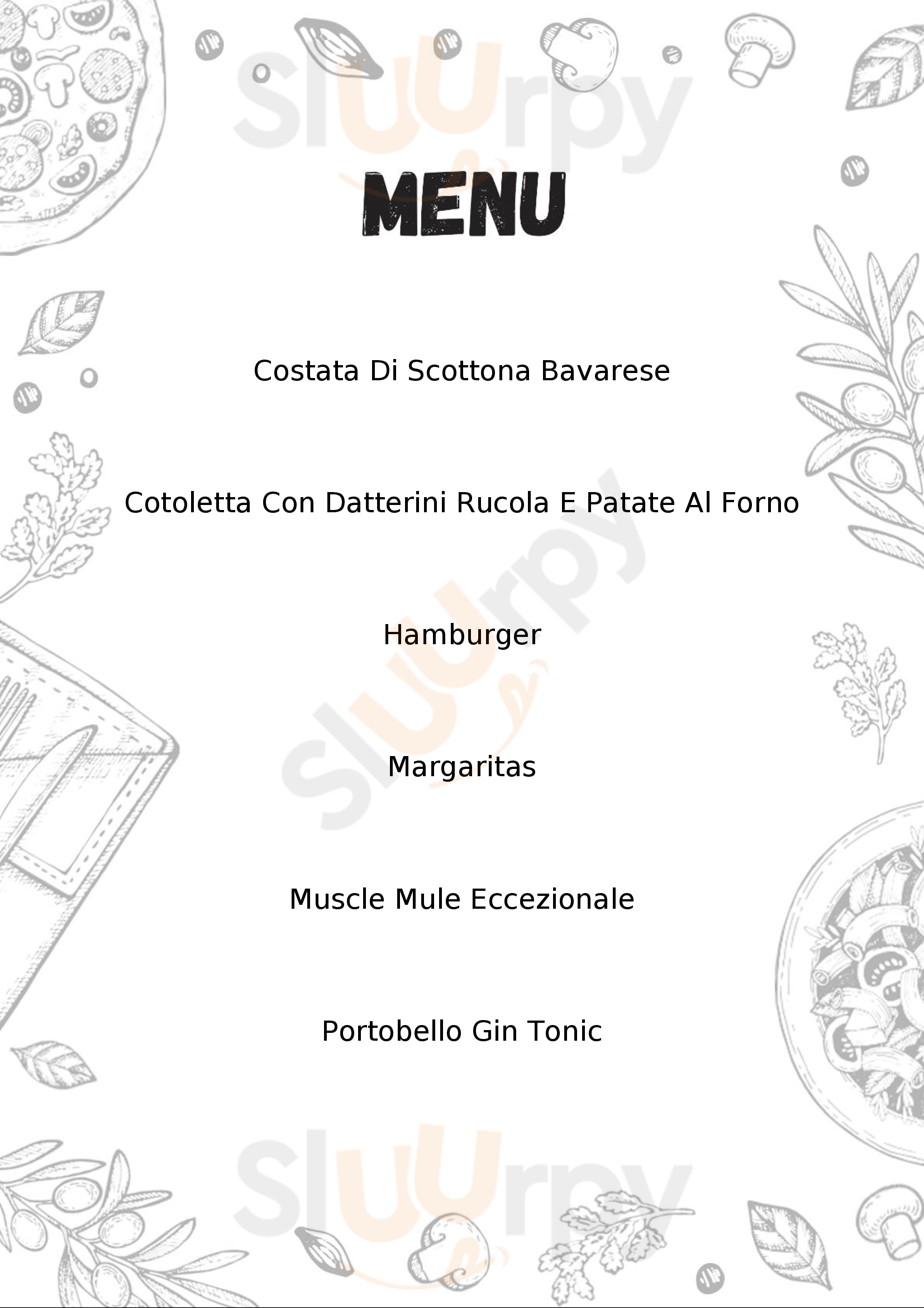 Le Bistrot Trezzano sul Naviglio menù 1 pagina