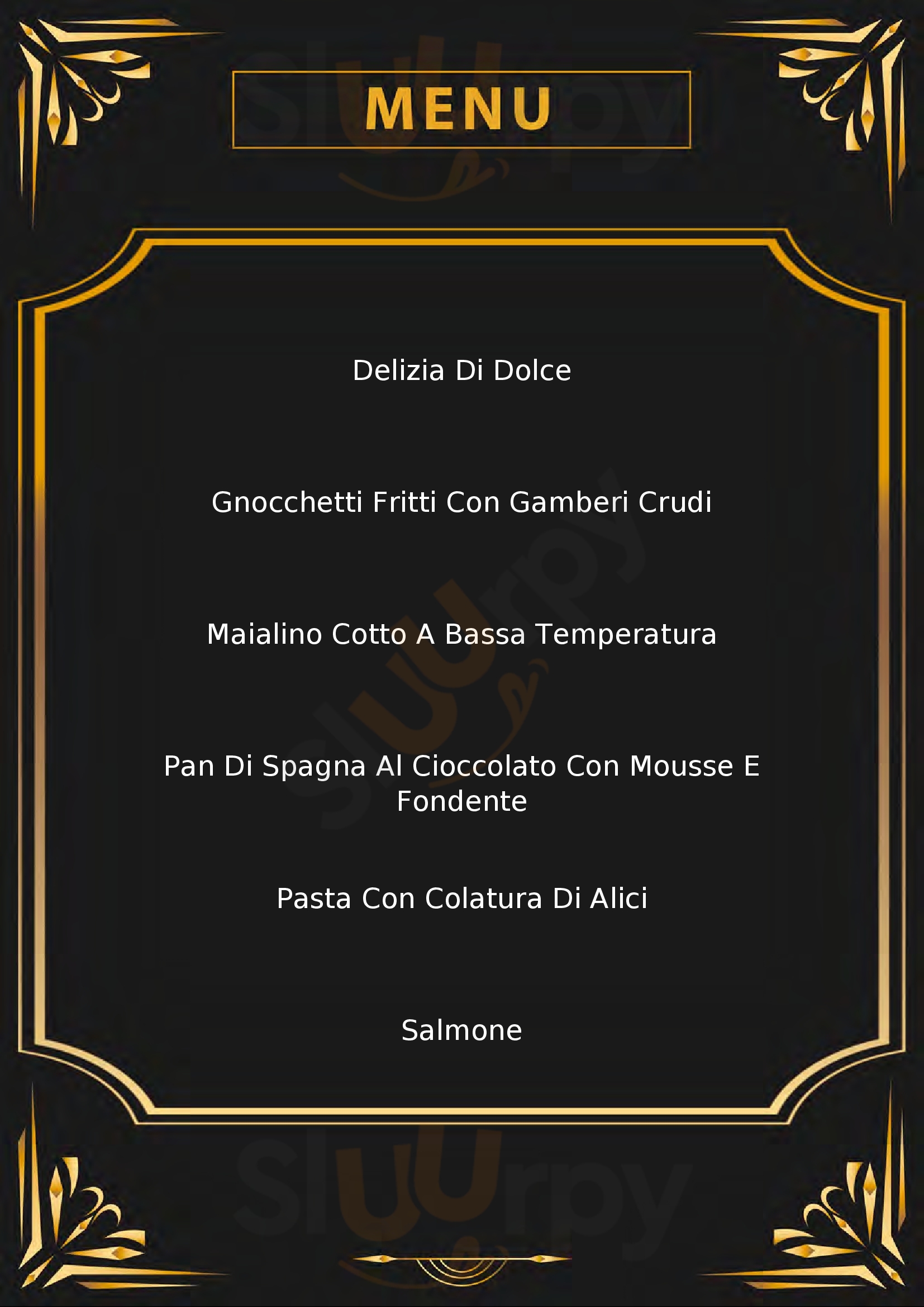 Casa Perrotta Restaurant Cernobbio menù 1 pagina