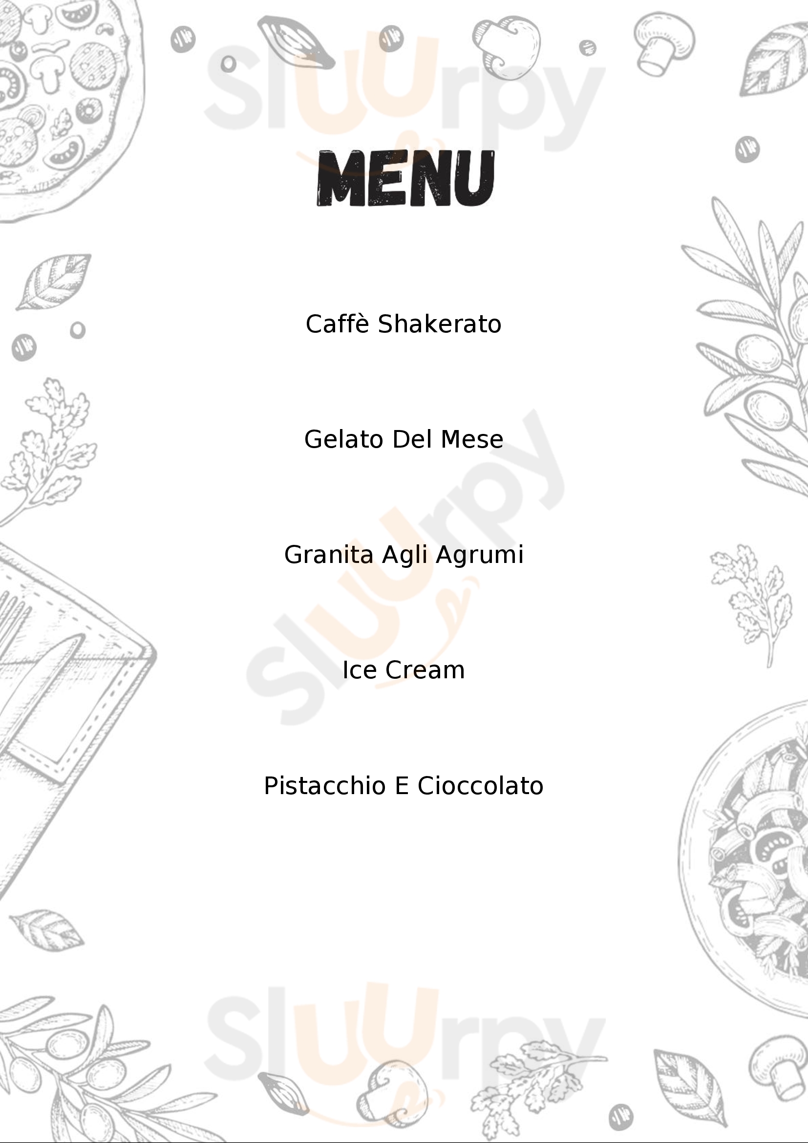 Il Gelato del Vecio Colico menù 1 pagina