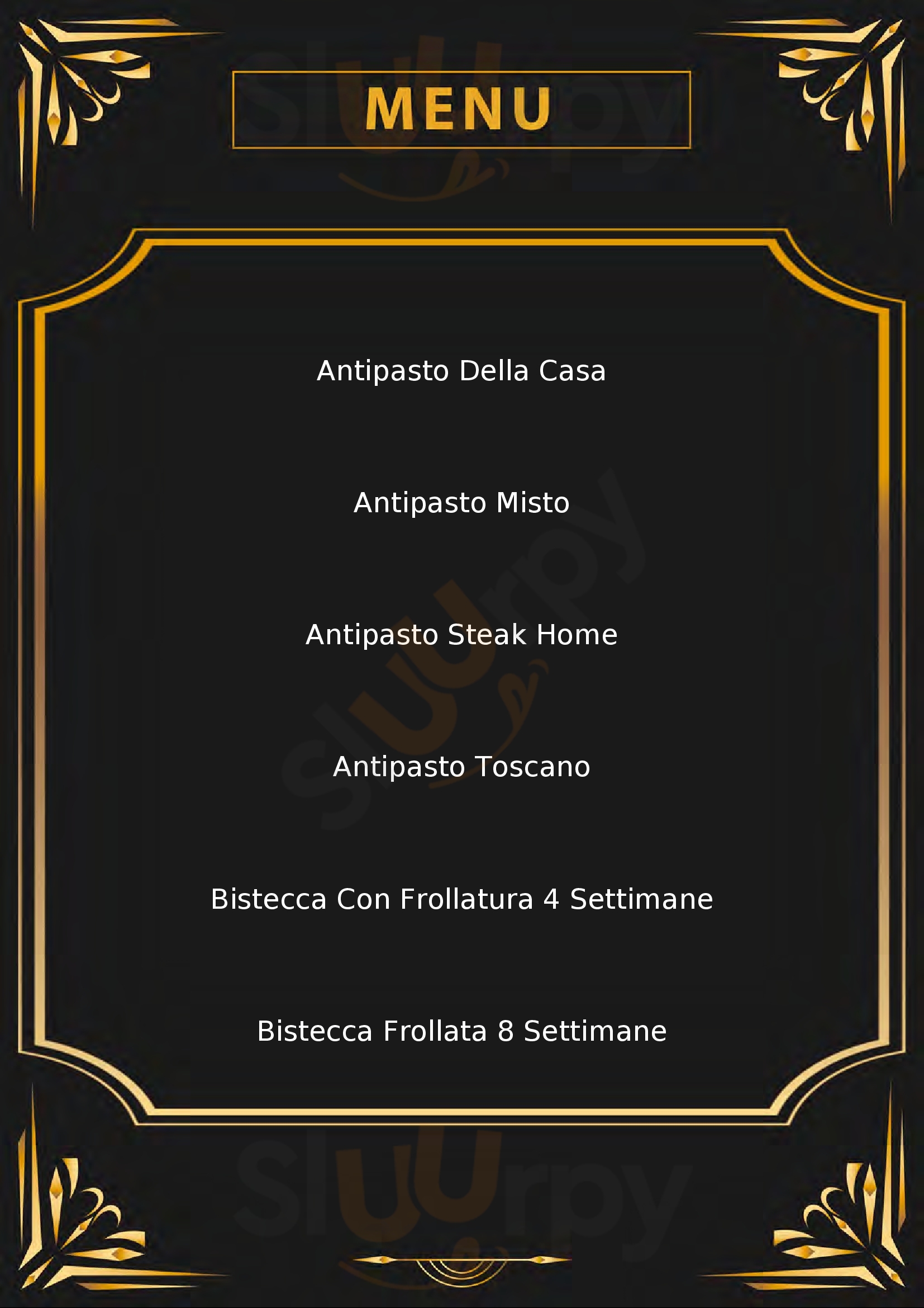 Steak Home Serravalle Pistoiese menù 1 pagina