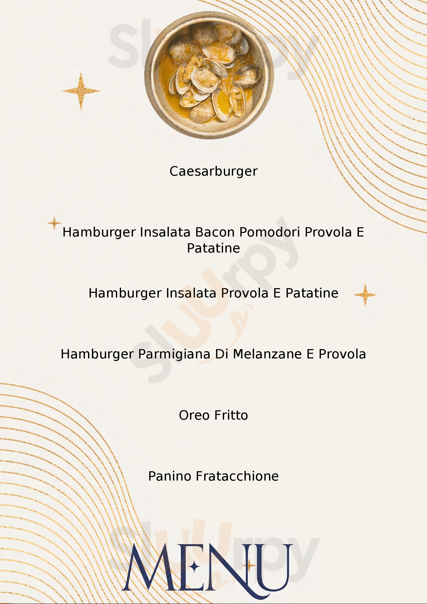 BOH - Best Of Hamburger Sant'Anastasia menù 1 pagina