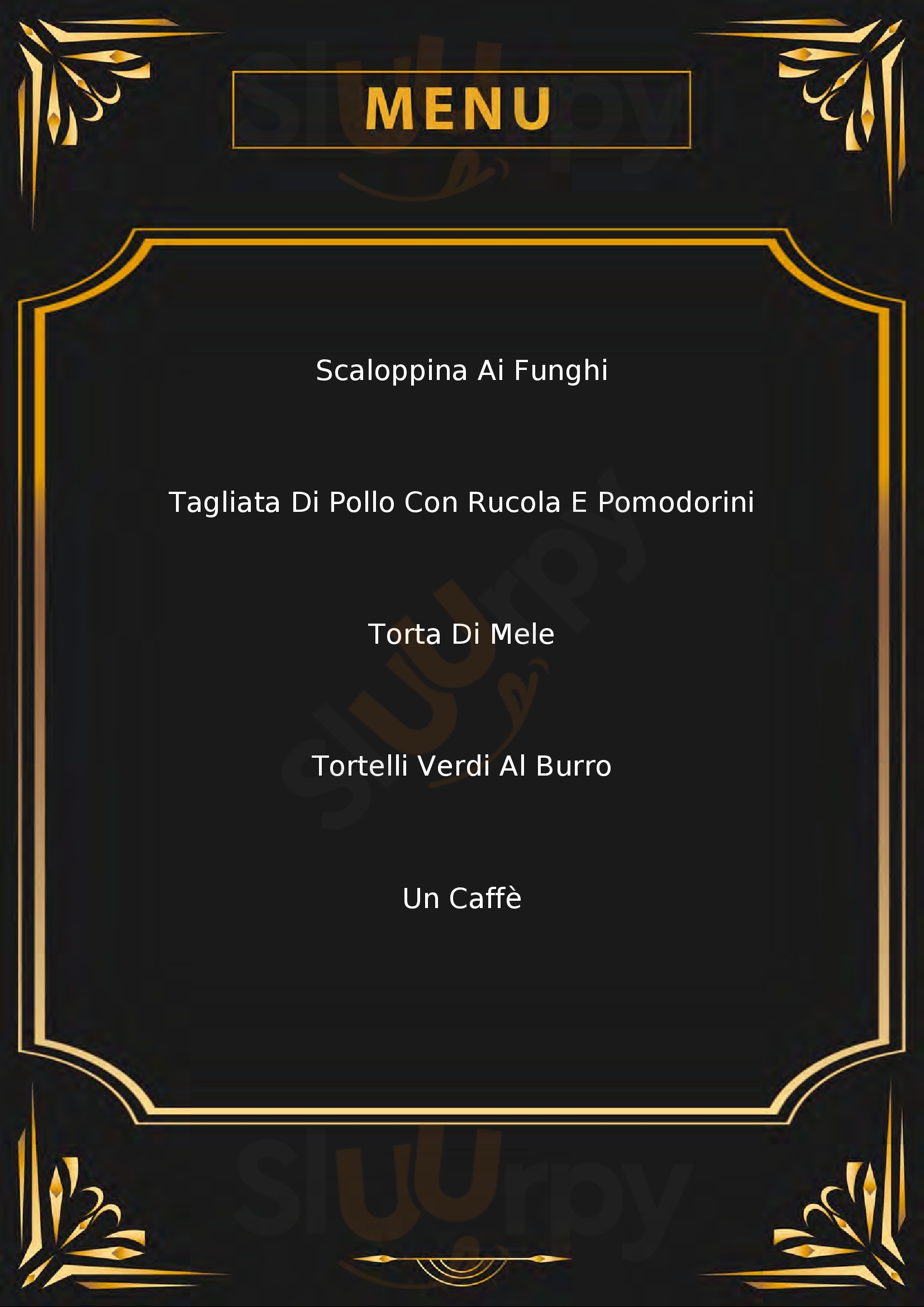 Bar Tazza D'oro Castelnovo ne' Monti menù 1 pagina