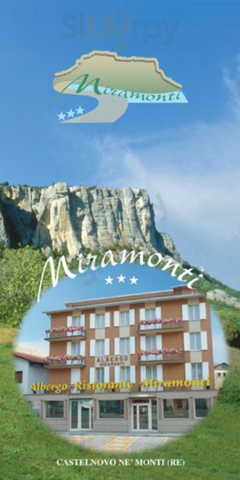 Ristorante Miramonti Castelnovo ne' Monti menù 1 pagina