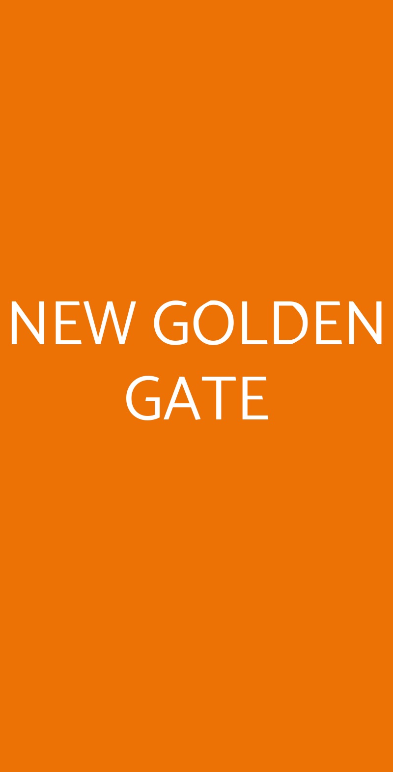NEW GOLDEN GATE Palermo menù 1 pagina