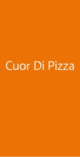 Cuor Di Pizza, Vicenza