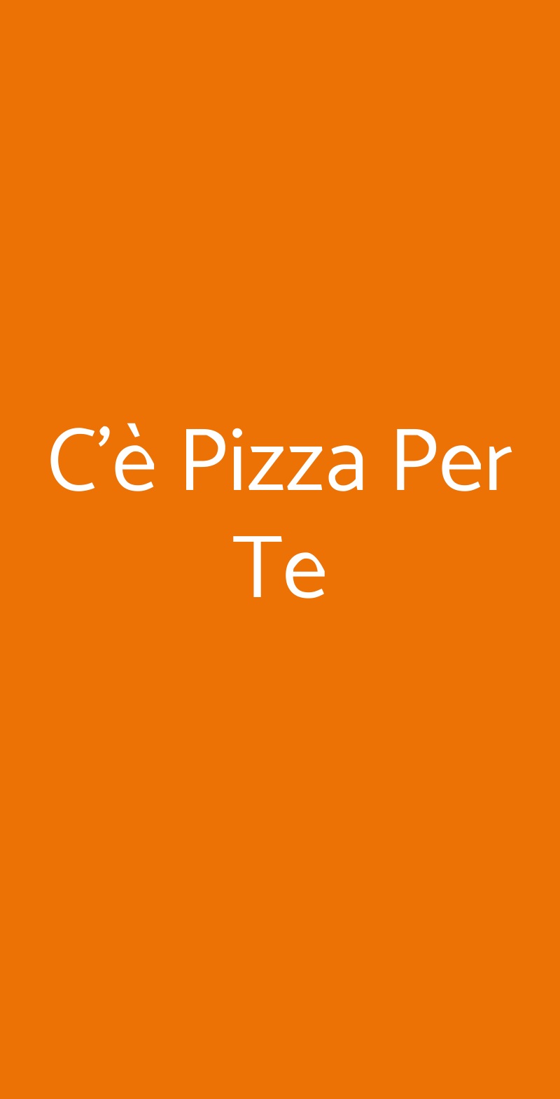 C'è Pizza Per Te, Sovizzo