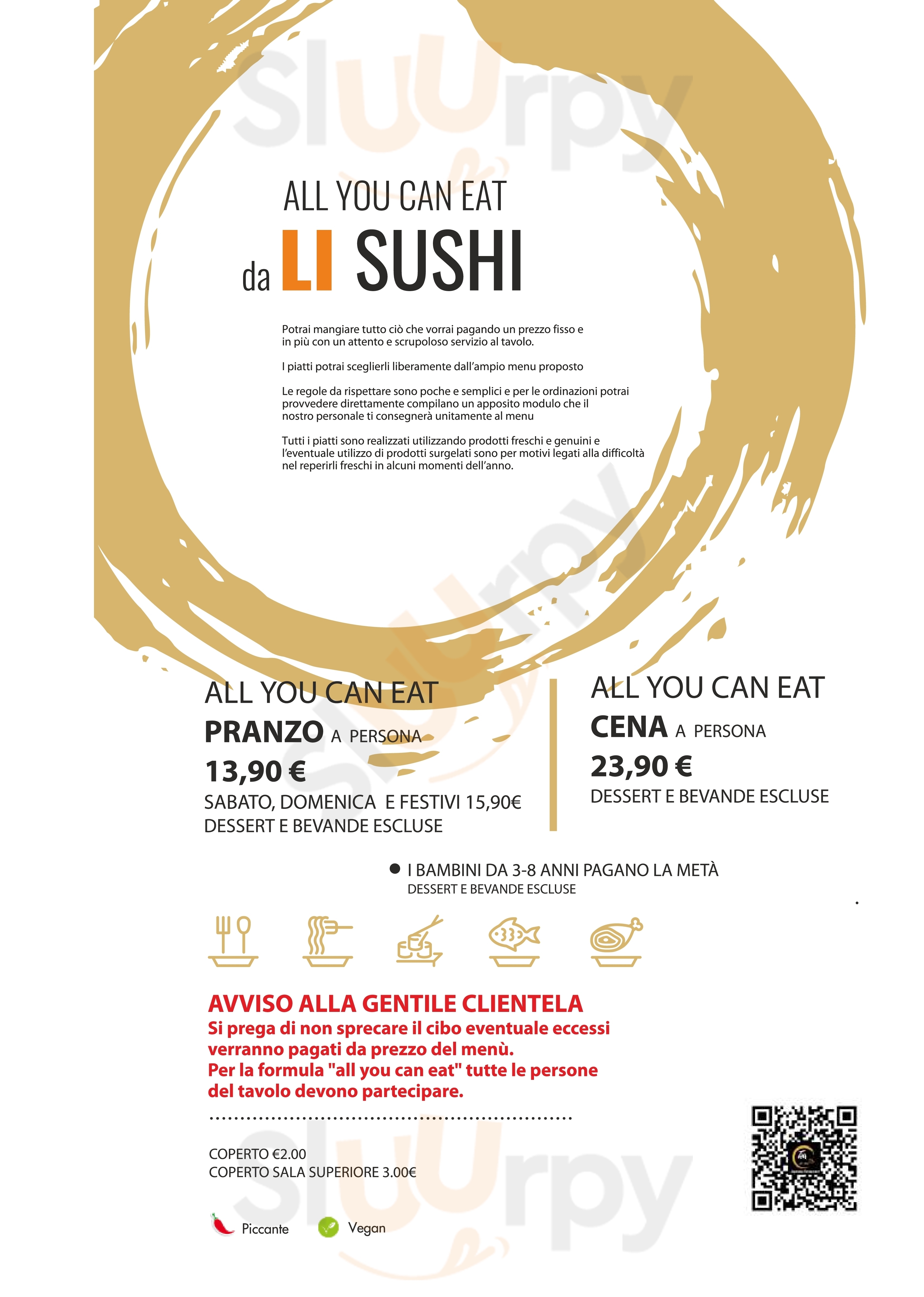 Li Sushi San Martino Buon Albergo menù 1 pagina