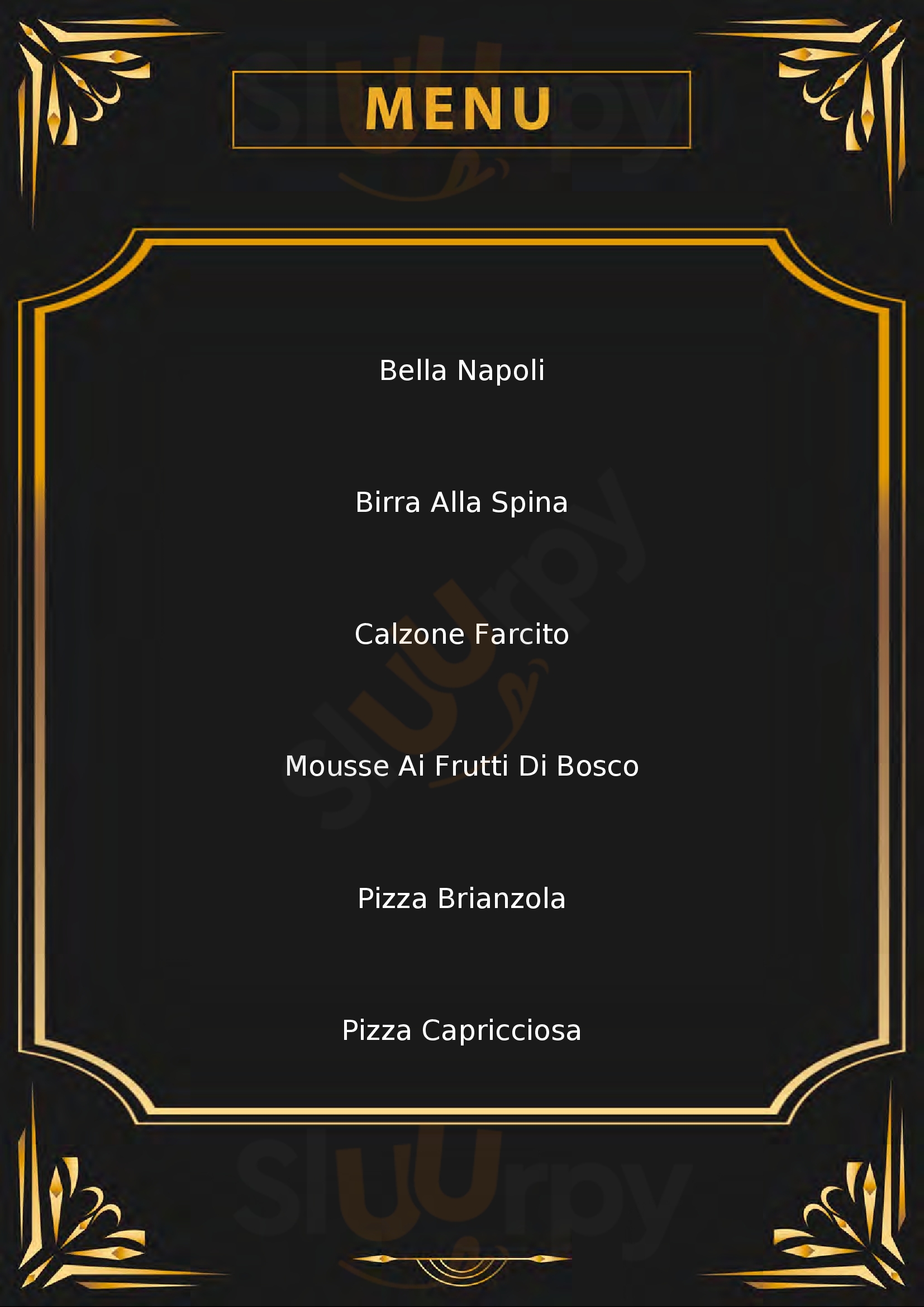 Pizzeria Birreria Mina Agrate Brianza menù 1 pagina