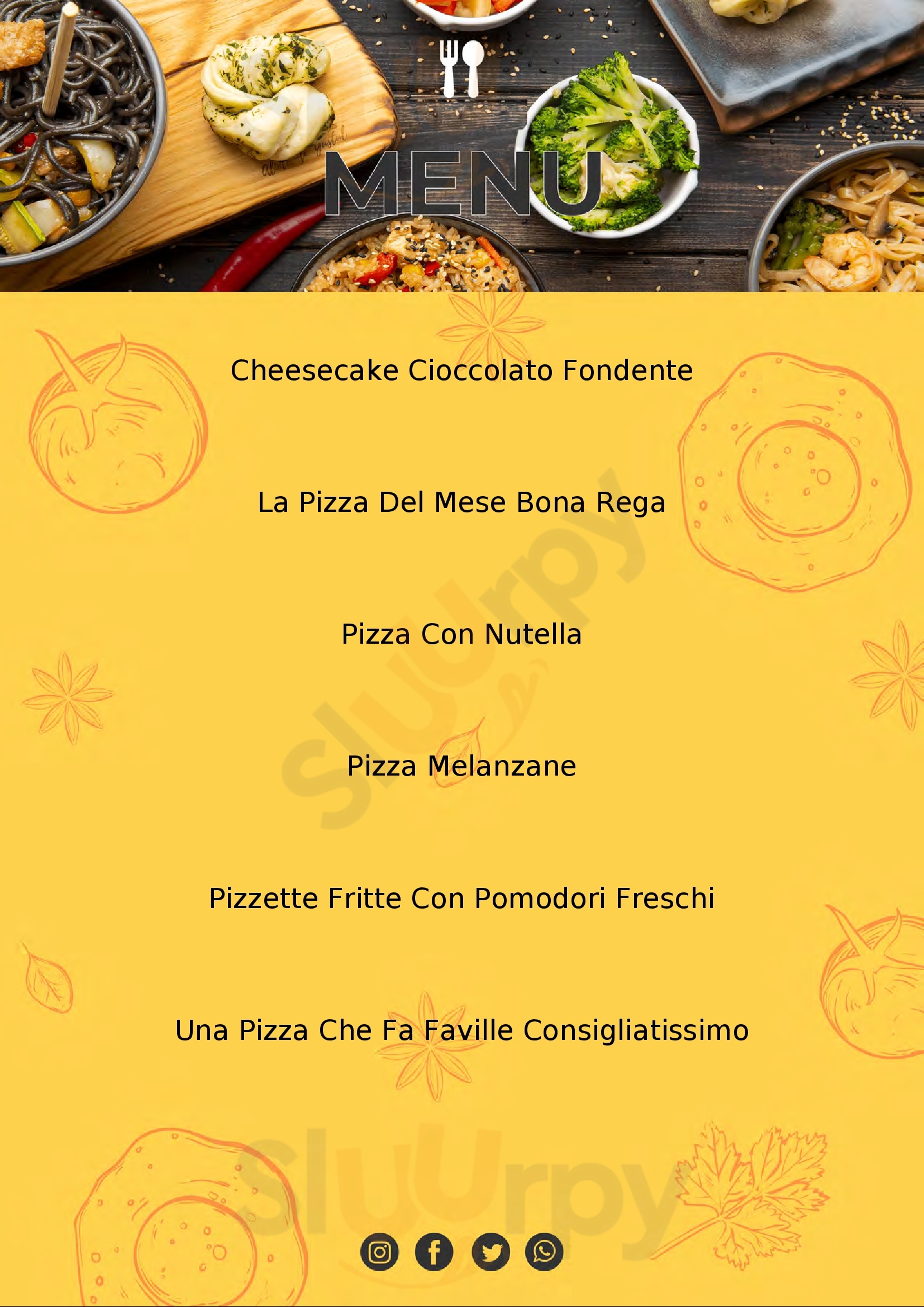 Pizzeria 01 Pontinia menù 1 pagina